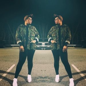 MENS CAMO Army Jacket/Shirt! Sz XL !!